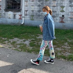 Mother Jeans The Tripper Tie Dye